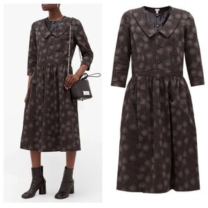 COMME DES GARÇONS Floral-Print Cotton-Crepe Dress